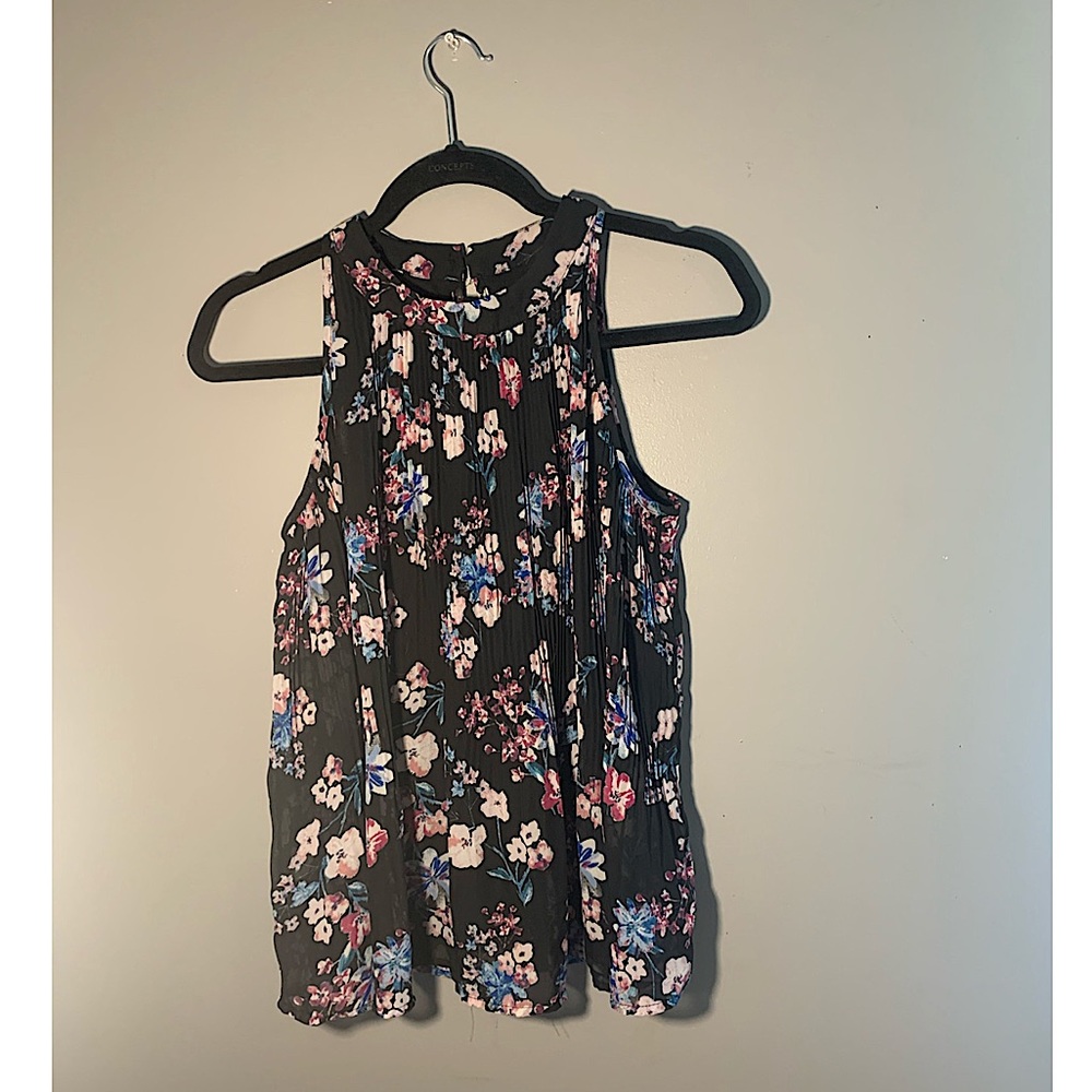 Beautiful Black Floral Top